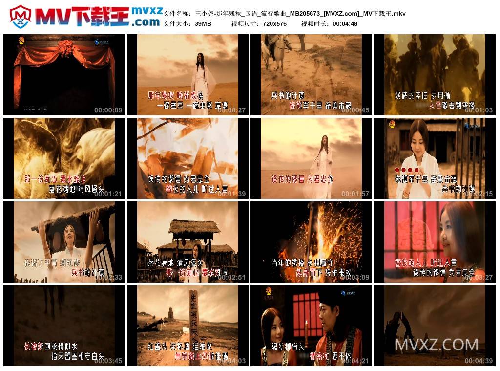 王小尧-那年残秋_国语_流行歌曲_MB205673